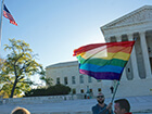 US-Supreme-Court-with-rainbow-flag-and-US-flag