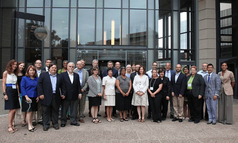 group photo of the ARL Leadership Fellows in Toronto in 2014