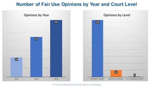 Bar graph of opinions by year and level.