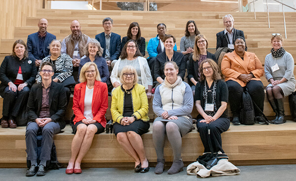 2022 Leadership Fellows sitting on risers.
