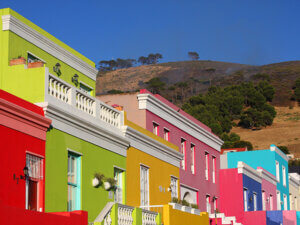 photo of colorful houses in Bo-Kaap, Cape Town