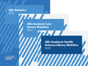 covers of the 3 ARL Statistics 2022 publications