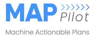 MAP Pilot: Machine Actionable Plans logo.