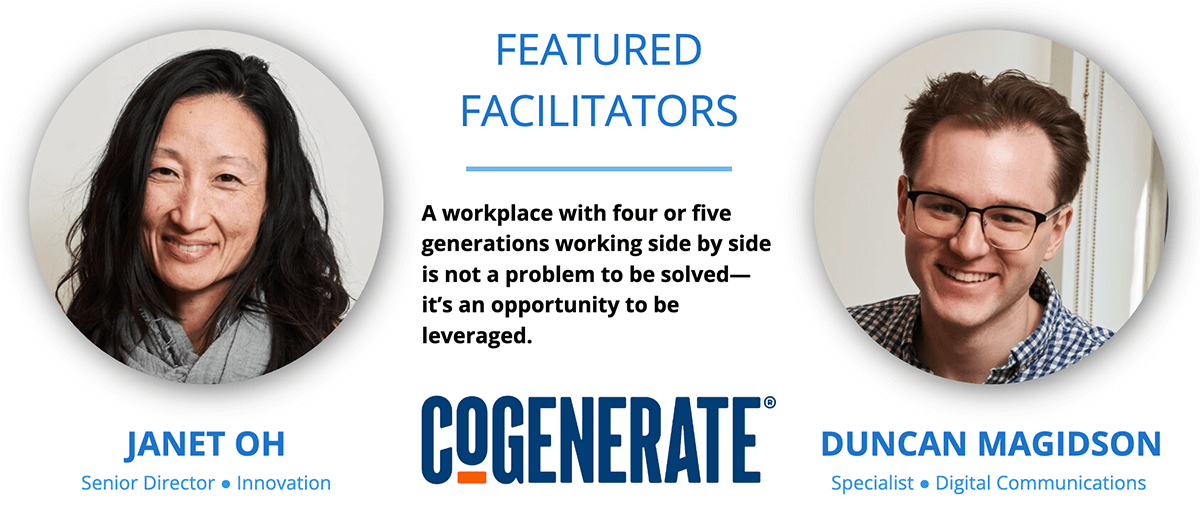 Featured Facilitators: Janet Oh and Duncan Magidson of CoGenerate
