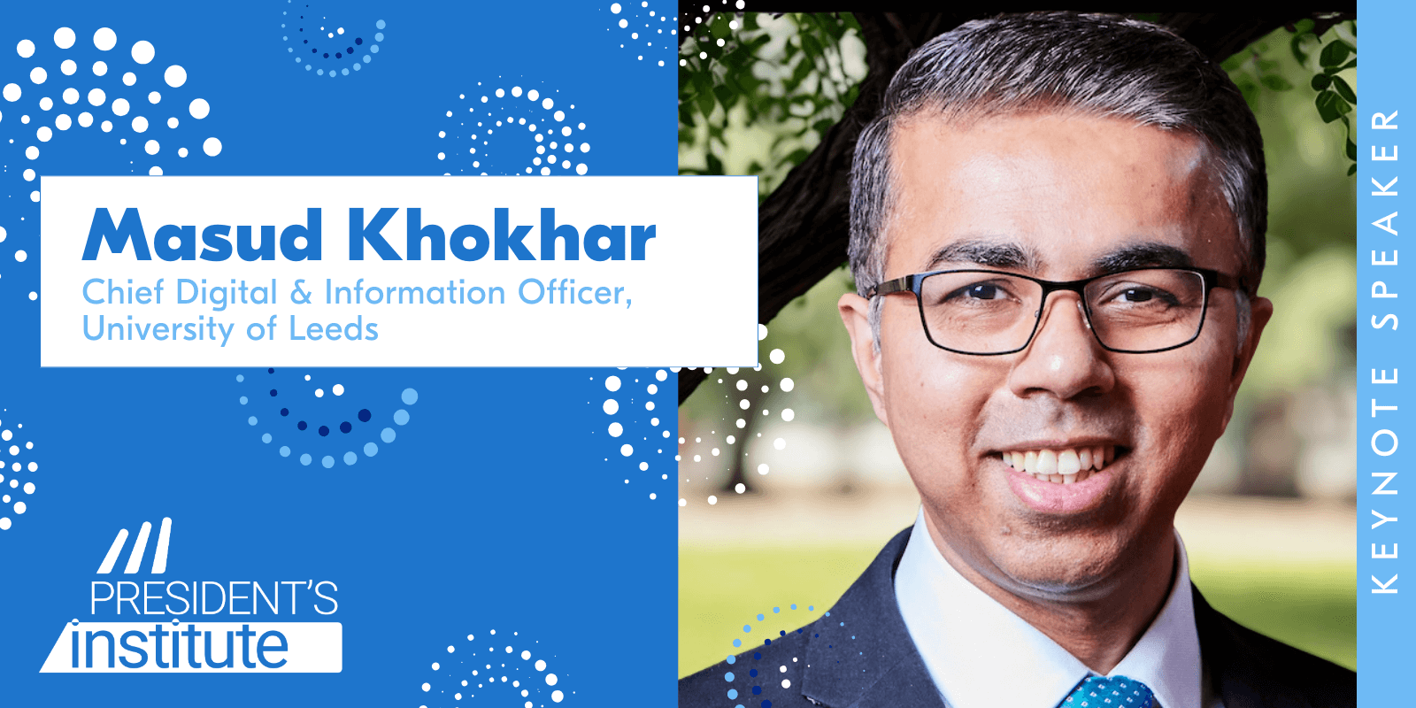 headshot of Masud Khokhar, PI26 keynote speaker