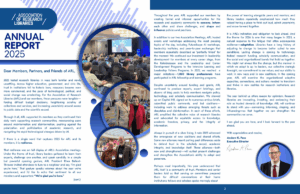 pages 1 & 2 of ARL annual report 2025
